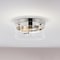 Nuvo Intersection Small Flush Mount - Polished Nickel with Clear Glass 60/7636 - alternate 4